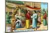 A Bazaar in China, C1900-null-Mounted Giclee Print