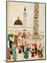 A Bazaar in Istanbul, circa 1580-null-Mounted Giclee Print