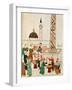 A Bazaar in Istanbul, circa 1580-null-Framed Giclee Print