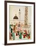 A Bazaar in Istanbul, circa 1580-null-Framed Giclee Print