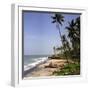 A Beach in Kerala, India, with Two Small Fishing Boats-PaulCowan-Framed Premium Photographic Print