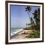 A Beach in Kerala, India, with Two Small Fishing Boats-PaulCowan-Framed Photographic Print