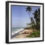 A Beach in Kerala, India, with Two Small Fishing Boats-PaulCowan-Framed Photographic Print