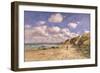 A Beach Near Trouville, 1895-Eugène Boudin-Framed Giclee Print