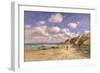 A Beach Near Trouville, 1895-Eugène Boudin-Framed Giclee Print