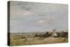 A Beach Scene at Trouville, 1860s-Eugene Louis Boudin-Stretched Canvas