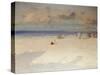 A Beach Scene-Eliseo Meifren y Roig-Stretched Canvas