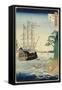 A Beach, Taishu Province, October 1860-null-Framed Stretched Canvas