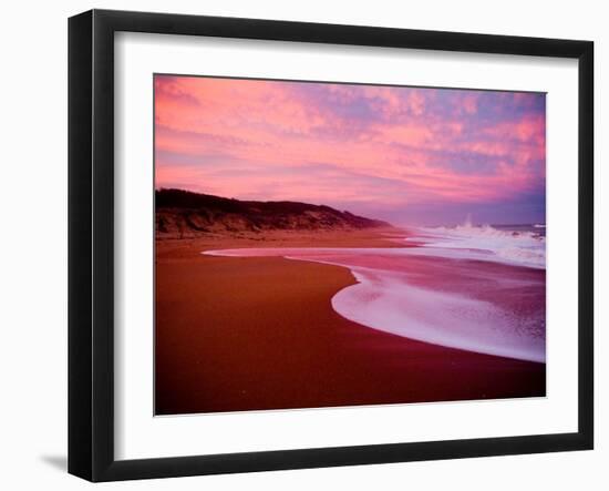 A Beach with Surf-Mark James Gaylard-Framed Photographic Print