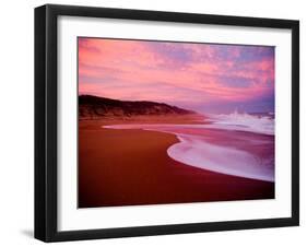 A Beach with Surf-Mark James Gaylard-Framed Photographic Print