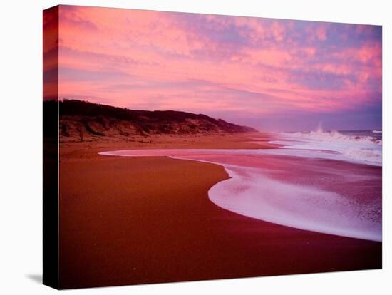 A Beach with Surf-Mark James Gaylard-Stretched Canvas