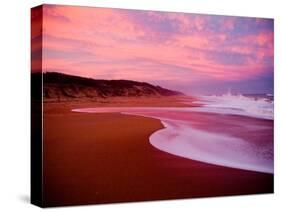 A Beach with Surf-Mark James Gaylard-Stretched Canvas