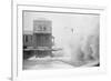 A Beachfront Hotel during Hurricane Dora-null-Framed Photographic Print