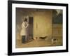 A Beagler Standing at the Door of the Kennels Calling Out the Beagles-William J. Pringle-Framed Giclee Print