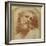 A Bearded Head, Looking Up (Possibly Laocoon)-Parmigianino-Framed Giclee Print