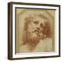 A Bearded Head, Looking Up (Possibly Laocoon)-Parmigianino-Framed Giclee Print