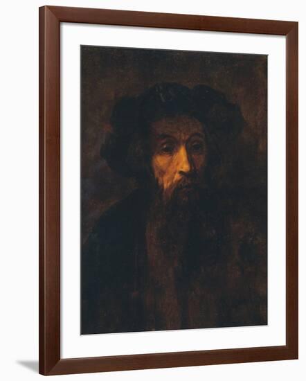 A Bearded Man in a Cap, (1657), 1903-Rembrandt van Rijn-Framed Giclee Print