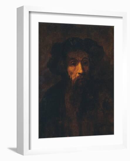 A Bearded Man in a Cap, (1657), 1903-Rembrandt van Rijn-Framed Giclee Print