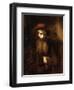 A Bearded Old Man, Wearing a Brown Coat and Russet Hat, 1651-Rembrandt van Rijn-Framed Giclee Print