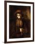 A Bearded Old Man, Wearing a Brown Coat and Russet Hat, 1651-Rembrandt van Rijn-Framed Giclee Print