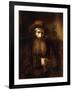 A Bearded Old Man, Wearing a Brown Coat and Russet Hat, 1651-Rembrandt van Rijn-Framed Giclee Print