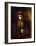 A Bearded Old Man, Wearing a Brown Coat and Russet Hat, 1651-Rembrandt van Rijn-Framed Giclee Print