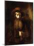 A Bearded Old Man, Wearing a Brown Coat and Russet Hat, 1651-Rembrandt van Rijn-Mounted Giclee Print