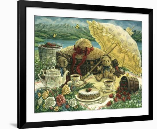 A Beary Nice Picnic-Janet Kruskamp-Framed Art Print