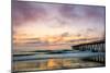 A Beautiful Cloudy Sunrise Captured at the Virginia Beach Fishing Pier-Scottymanphoto-Mounted Photographic Print