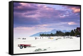 A Beautiful Day at Cenang Beach on Langkawi, Malaysia-Micah Wright-Framed Stretched Canvas