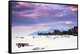 A Beautiful Day at Cenang Beach on Langkawi, Malaysia-Micah Wright-Framed Stretched Canvas