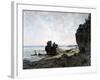 A Beautiful Morning at the Coast of Brittany, 1882-Emmanuel Lansyer-Framed Giclee Print
