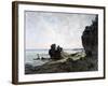 A Beautiful Morning at the Coast of Brittany, 1882-Emmanuel Lansyer-Framed Giclee Print