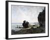 A Beautiful Morning at the Coast of Brittany, 1882-Emmanuel Lansyer-Framed Giclee Print