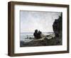 A Beautiful Morning at the Coast of Brittany, 1882-Emmanuel Lansyer-Framed Giclee Print