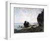 A Beautiful Morning at the Coast of Brittany, 1882-Emmanuel Lansyer-Framed Giclee Print