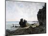 A Beautiful Morning at the Coast of Brittany, 1882-Emmanuel Lansyer-Mounted Giclee Print