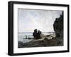 A Beautiful Morning at the Coast of Brittany, 1882-Emmanuel Lansyer-Framed Giclee Print