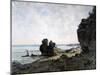 A Beautiful Morning at the Coast of Brittany, 1882-Emmanuel Lansyer-Mounted Giclee Print