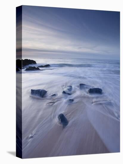 A Beautiful Sandy Beach Near Cap Frehel, Cote D'Emeraude (Emerald Coast), Brittany, France, Europe-Julian Elliott-Stretched Canvas