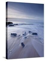 A Beautiful Sandy Beach Near Cap Frehel, Cote D'Emeraude (Emerald Coast), Brittany, France, Europe-Julian Elliott-Stretched Canvas