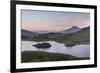 A Beautiful Sky Glows Above Llyn Dywarchen, Snowdonia, at Sunrise-John Greenwood-Framed Photographic Print