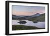 A Beautiful Sky Glows Above Llyn Dywarchen, Snowdonia, at Sunrise-John Greenwood-Framed Photographic Print