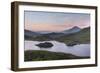 A Beautiful Sky Glows Above Llyn Dywarchen, Snowdonia, at Sunrise-John Greenwood-Framed Premium Photographic Print