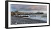 A beautiful sky on a spring morning at Cromer, Norfolk, England, United Kingdom, Europe-Jon Gibbs-Framed Photographic Print