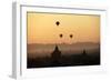 A Beautiful Sunrise over the Buddhist Temples in Bagan-Boaz Rottem-Framed Photographic Print