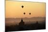 A Beautiful Sunrise over the Buddhist Temples in Bagan-Boaz Rottem-Mounted Photographic Print