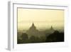 A Beautiful Sunrise over the Buddhist Temples in Bagan-Boaz Rottem-Framed Photographic Print