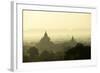 A Beautiful Sunrise over the Buddhist Temples in Bagan-Boaz Rottem-Framed Photographic Print