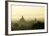 A Beautiful Sunrise over the Buddhist Temples in Bagan-Boaz Rottem-Framed Photographic Print